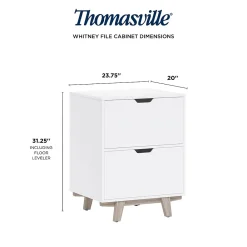 File Cabinets*Thomasville Furniture Whitney 2-Drawer Lateral File Cabinet, Letter/Legal Size, 31.25