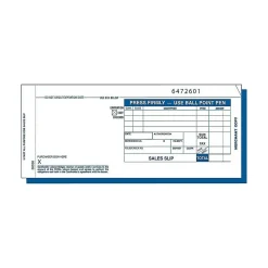 Accounting & Record Journals*TOPS Credit Card Sales 3-Part Carbonless Receipt, 3.25"L x 7.88"W, 100/Pack (TOP 38538)