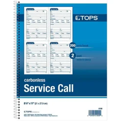 Business Forms*TOPS Professional Notebooks, 8.5" x 11", Wide Ruled, 100 Sheets, White (4100)