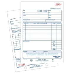 Business Forms*TOPS ™ Repair Order Book, 2-Part, 50 Sheets/Book (D5084)
