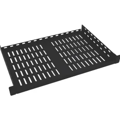 Shelving*Tripp Lite Rack Shelf for 4 Post Rack Toolless Mounting, Black (SRSHELF2P1UTM)