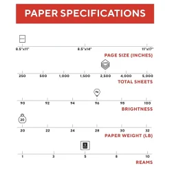 Multipurpose Paper*TRU RED ™ 8.5