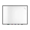 Dry Erase*TRU RED ™ Magnetic Steel Dry Erase Board, Black Frame, 4' x 3' (TR61181)
