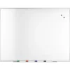 Dry Erase*TRU RED ™ Magnetic Steel Dry Erase Board, Satin Frame, 4' x 3' (TR61175)