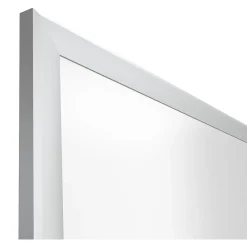 Dry Erase*TRU RED ™ Magnetic Steel Dry Erase Board, Satin Frame, 5' x 3' (TR61176)