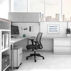 Dry Erase*TRU RED ™ Melamine Dry Erase Board, Gray Frame, 2' x 1.5' (TR59356)