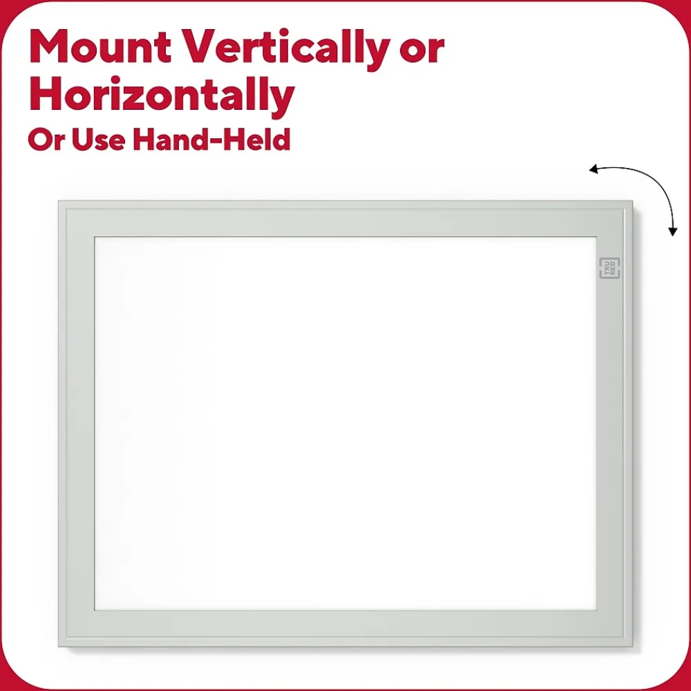 Dry Erase*TRU RED Melamine Dry-Erase Whiteboard, Aluminum Frame, 8.5" x 11" (TR62580)