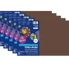 Construction Paper*Pacon Tru-Ray® Construction Paper, Dark Brown, 12" x 18", 50 Sheets Per Pack, 5 Packs (PAC103056-5)