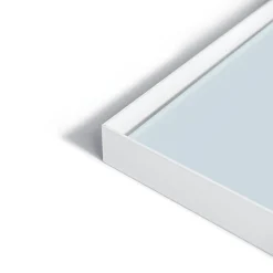 Dry Erase*U Brands Glass Dry-Erase Whiteboard, Aluminum Frame, 4' x 3' (2826U00-01)