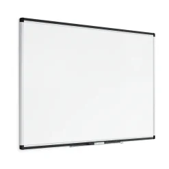 Dry Erase*U Brands PINIT Steel Dry-Erase Whiteboard, Aluminum Frame, 4' x 3' (2807U00-01)