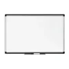 Dry Erase*U Brands PINIT Steel Dry-Erase Whiteboard, Aluminum Frame, 3' x 2' (2805U00-01)