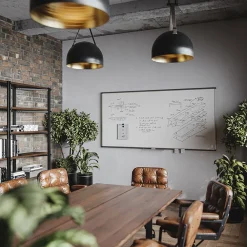 Dry Erase*U Brands PINIT Steel Dry-Erase Whiteboard, Aluminum Frame, 8' x 4' (2809U00-01)