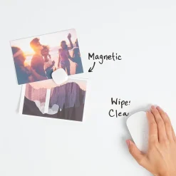 Dry Erase*U Brands Steel Dry-Erase Whiteboard, Wood Frame, 2' x 3' (311U00-01)