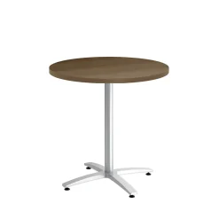 Conference Room Tables*Union & Scale ™ Multipurpose 30" Round Pinnacle Laminate Seated Height Silver Base Table (54812)