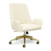 Office Chairs*Union & Scale ™ MidMod Ergonomic Fabric Manager Chair, Cream (UN56982)