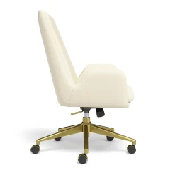 Office Chairs*Union & Scale ™ MidMod Ergonomic Fabric Manager Chair, Cream (UN56982)