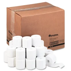 Pos Paper*Universal Bond Adding Machines & Calculator Paper Rolls, 2 1/4" x 150', 100 Rolls/Pack (UNV35710)