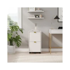 File Cabinets*Whalen Breenly 2-Drawer Mobile Vertical File Cabinet, Letter/Legal Size, 28