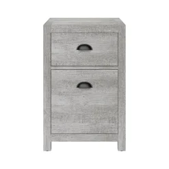 File Cabinets*Whalen Fallbrook 2-Drawer Vertical File Cabinet, Letter/Legal Size, 26.25"H x 17"W x 20"D, Smoked Ash (SPUS-FBSF-GM)