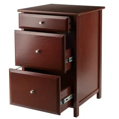 File Cabinets*Winsome Delta File Cabinet, Walnut (94321)