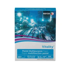 Large Quantity Paper*Xerox Vitality 30% Recycled Multipurpose Paper, 20 lbs., 8.5" x 11", Ivory, 500 Sheets/Ream (3R11056)